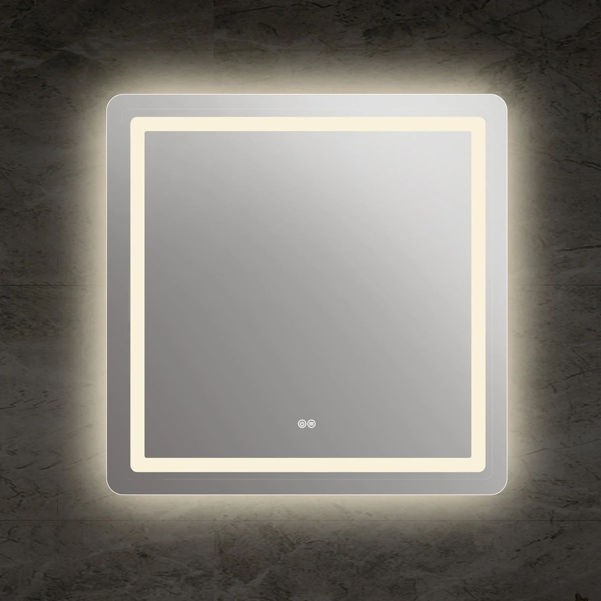 Chloe Lighting CH9M002BW28-LSQ Speculo Back Lit Led Mirror 4000k Warm White  28" Wide
