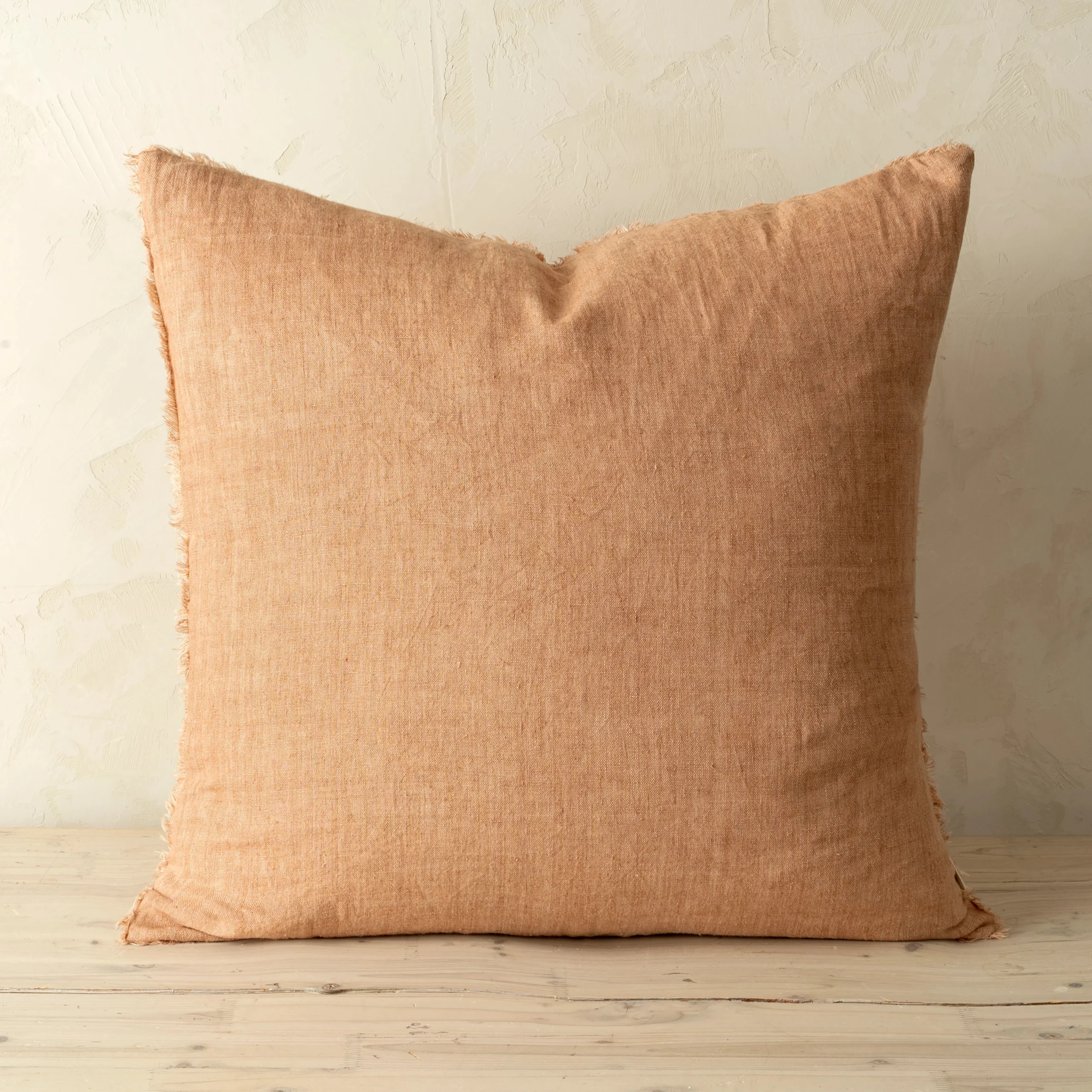 Indaba Lina Linen Terracotta Pillow