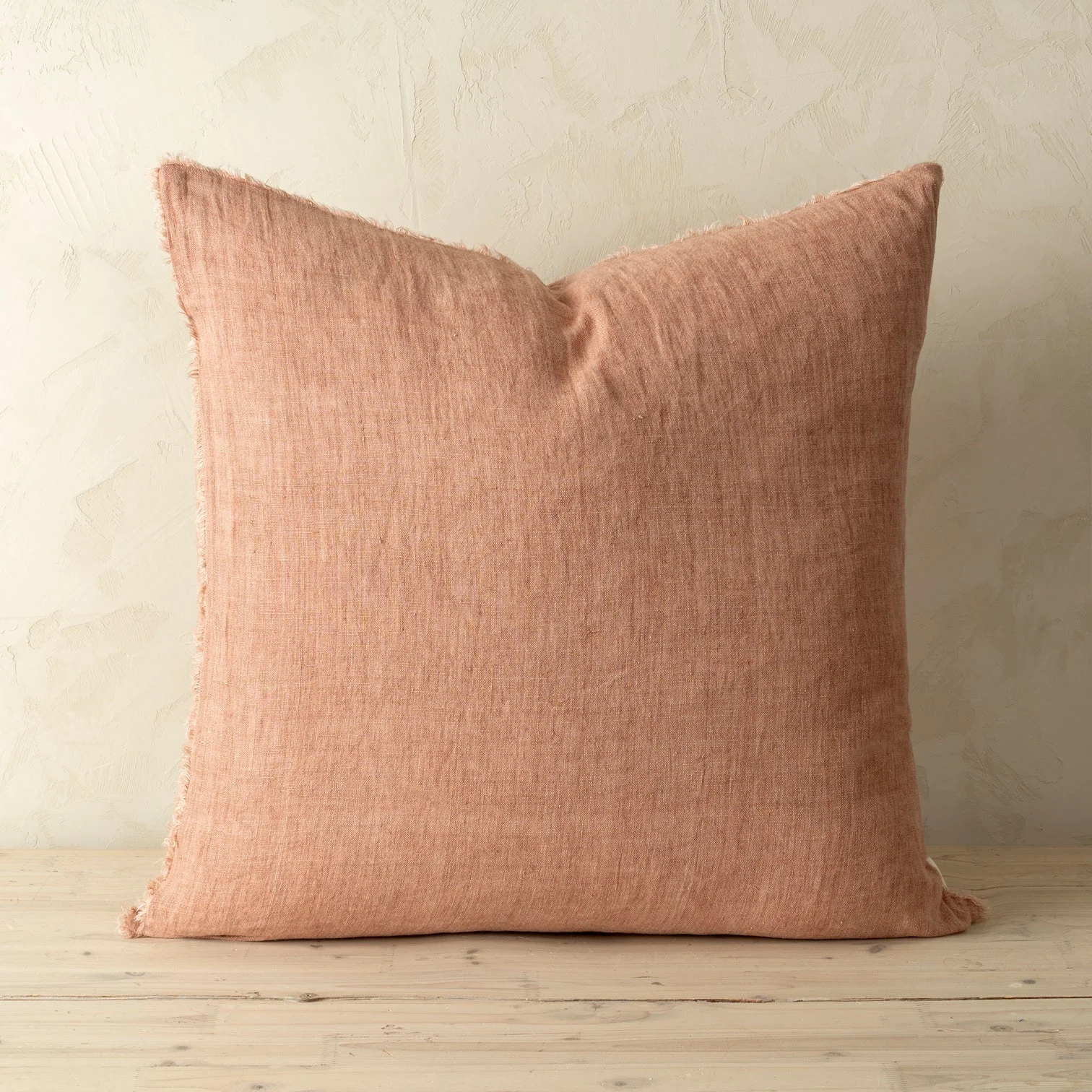 Indaba Lina Linen Redwood Pillow