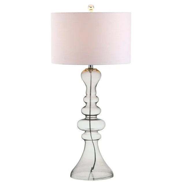 Madeline Glass Table Lamp - Smoke Gray