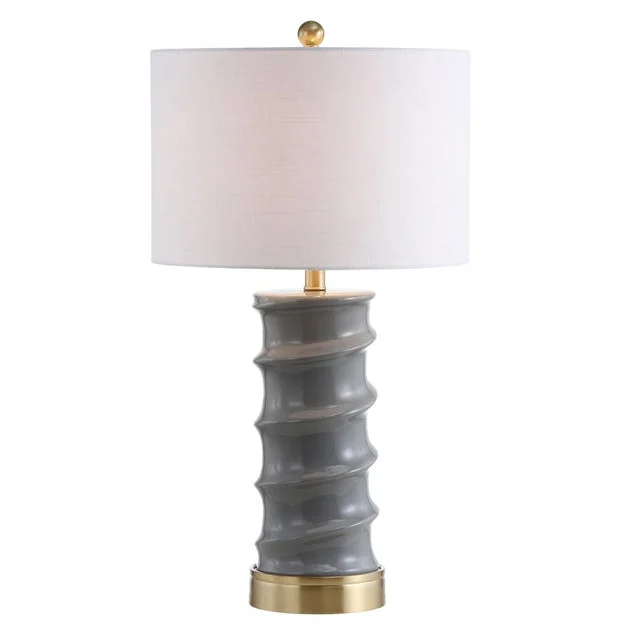 Taipei Ceramic Table Lamp - Dark Gray