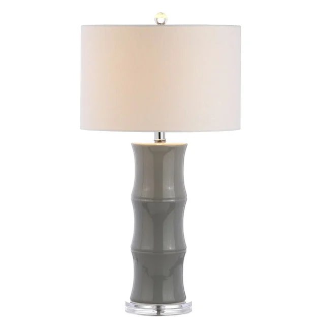 Tiki Ceramic Table Lamp - Gray