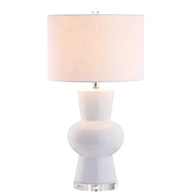 Julia Ceramic Table Lamp - White