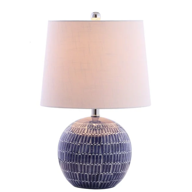 Ronald Ceramic Table Lamp - Navy