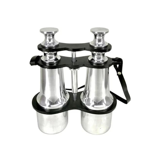 9" Metal Binoculars - Silver
