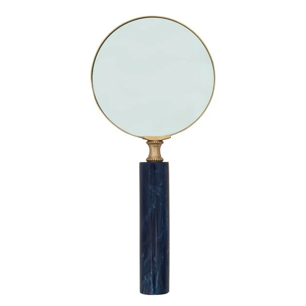 4" Magnifying Glass with Blue Handle