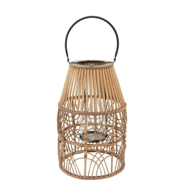 17" Wicker Lantern - Natural