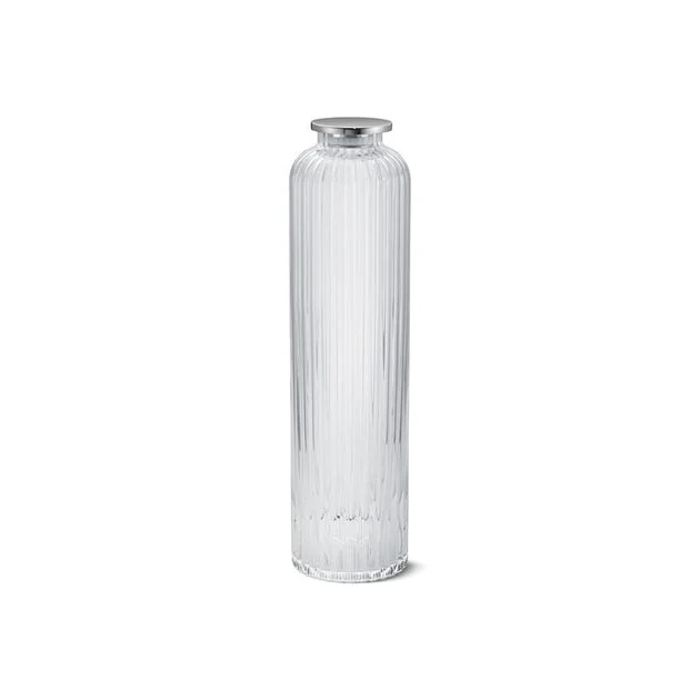 Bernadotte 1.1-Liter Glass Carafe with Mirror-Polished Stainless Steel Lid
