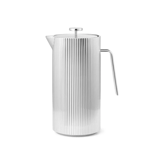 Bernadotte 1-Liter Mirror-Polished Stainless Steel Coffee Press