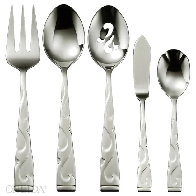 Tuscany Five-Piece Everyday Flatware Serving Set