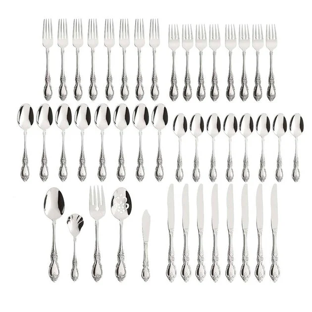 Louisiana 45-Piece Flatware Set, Service for 8