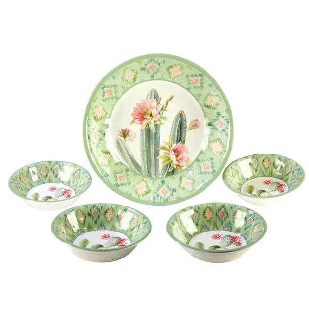 Desert Beauty Five-Piece Salad/Serving Set