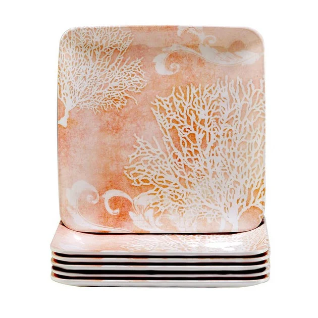 Inspired Coast 9" Salad Plates Set of 6