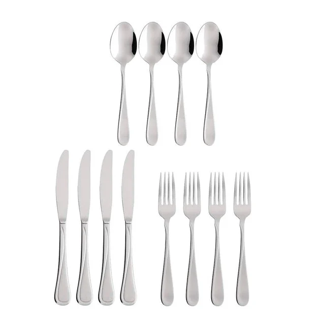 Flight Twelve-Piece Everyday Flatware Set, Service for 4