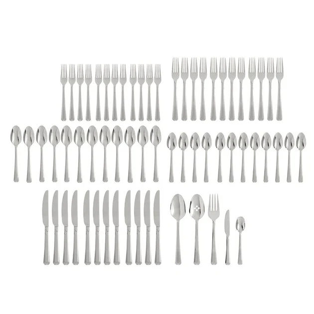 Chroma 65-Piece Flatware Set, Service for 12