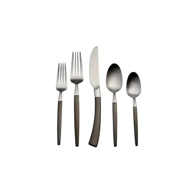 Adjacent Midnight Twenty-Piece Flatware Set, Service for 4