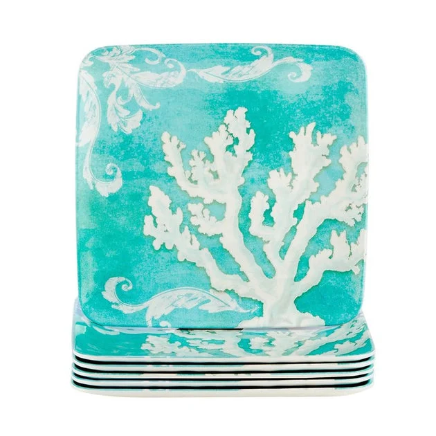 Inspired Coast 11" Dinner Plates Set of 6
