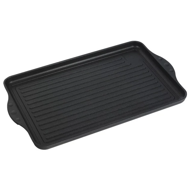 XD Nonstick 17" x 11" Double Burner Grill Pan