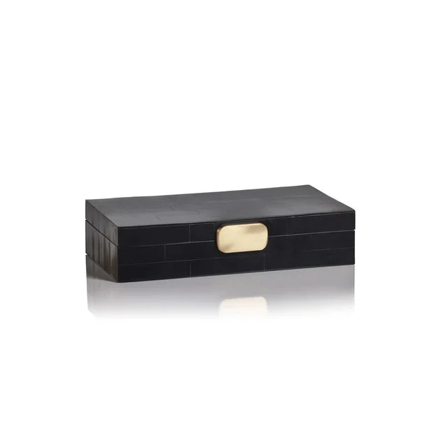 Marlowe Decorative Box with Brass Knob