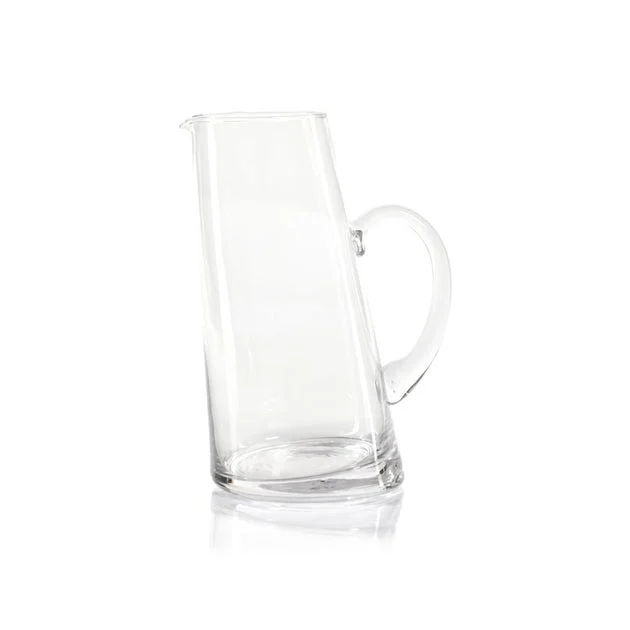Shiva Leaning Glass Pitcher