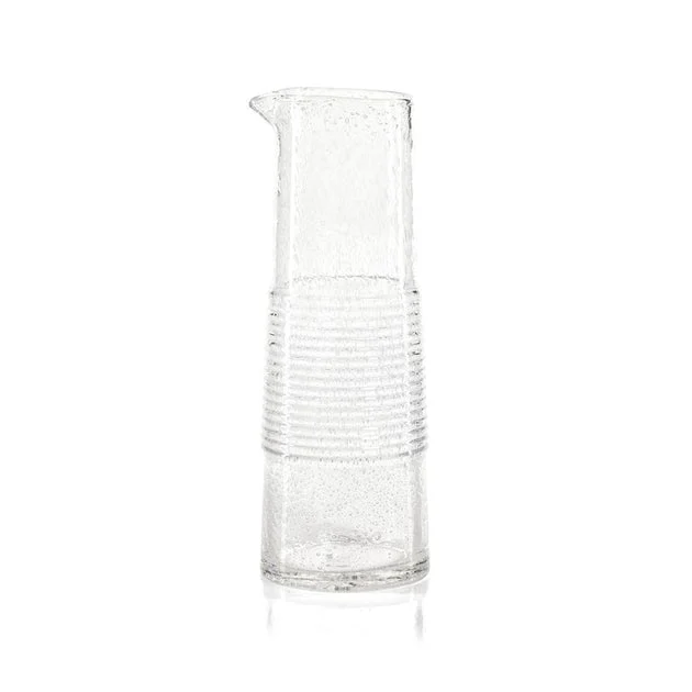 Langston 11.5" Tall Bubble Glass Pitcher