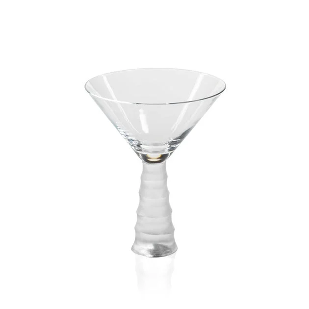 Terrell Bamboo Stem Martini Glasses Set of 4