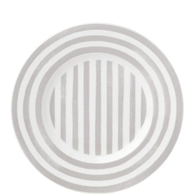 Charlotte Street North Gray Dinnerware Accent Plate