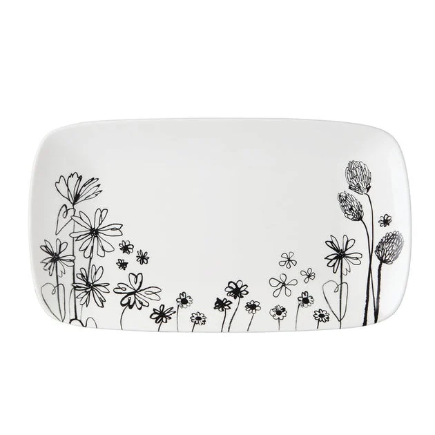 Garden Doodle Dinnerware Tray