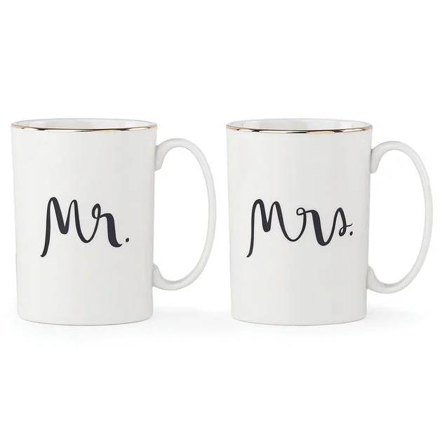 Bridal Party Mr. & Mrs. Mugs Set of 2