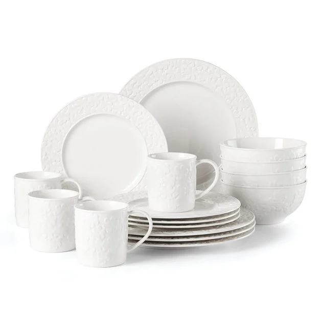 Blossom Lane Sixteen-Piece Dinnerware Set