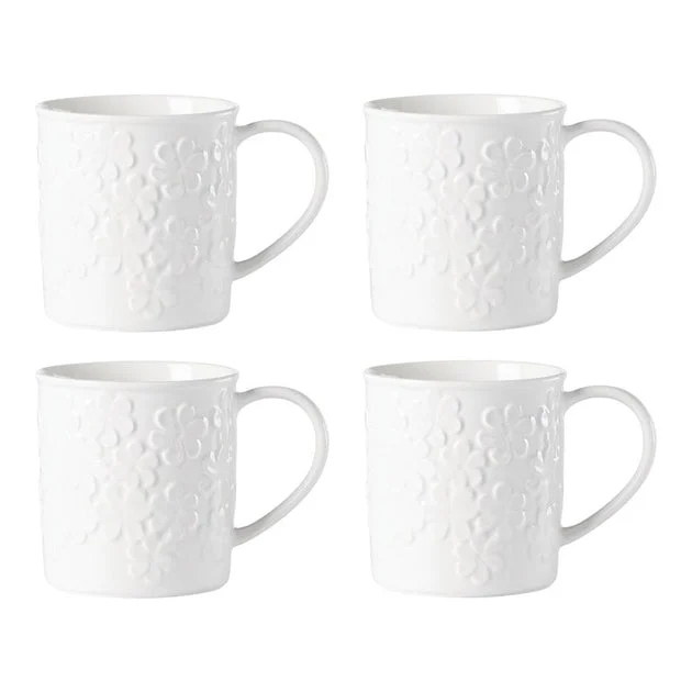 Blossom Lane Dinnerware Mugs Set of 4
