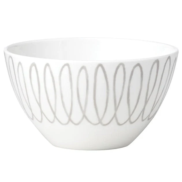 Charlotte Street East Gray Dinnerware Soup Bowl