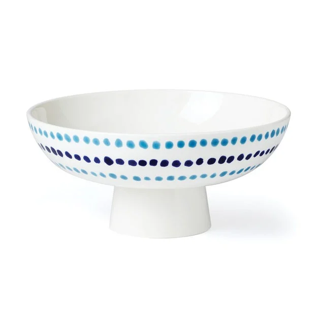 Floral Way Footed Serve Bowl