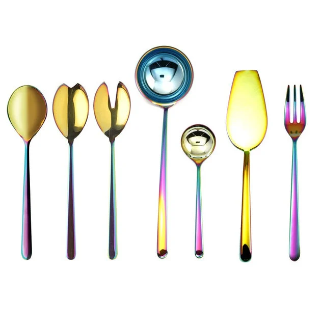 Linea Rainbow Seven-Piece Serving Set