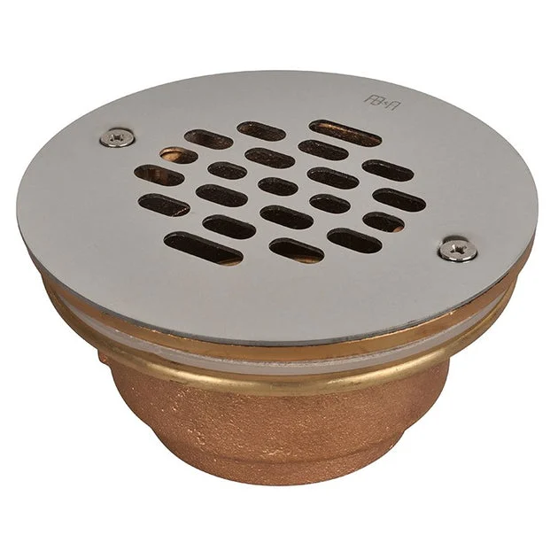 Shower Drain Solid Heavy 2 Inch Stainless Steel Bronze
