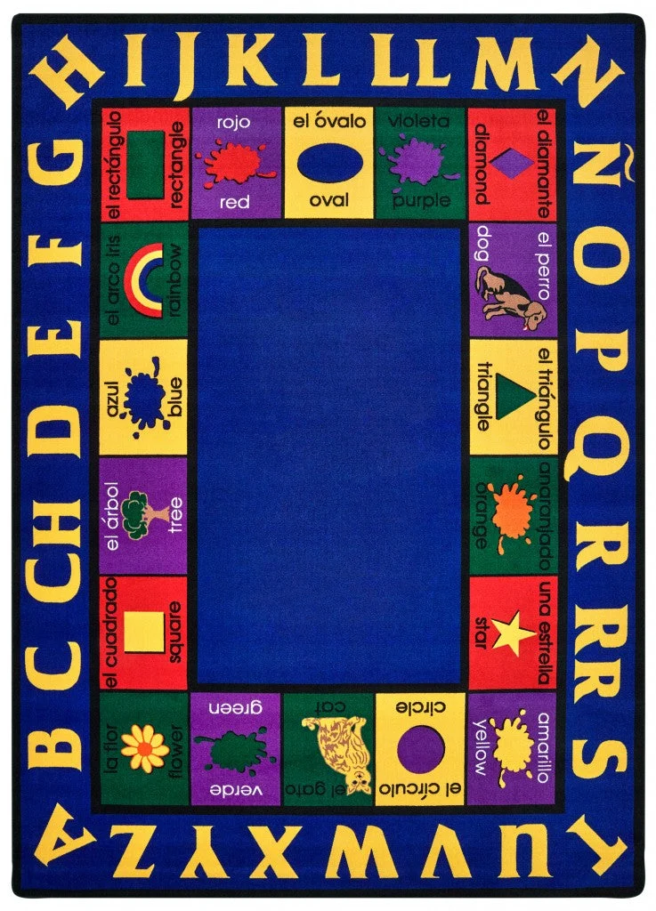 Carpets for Kids Bilingual Learning and Educational Rug