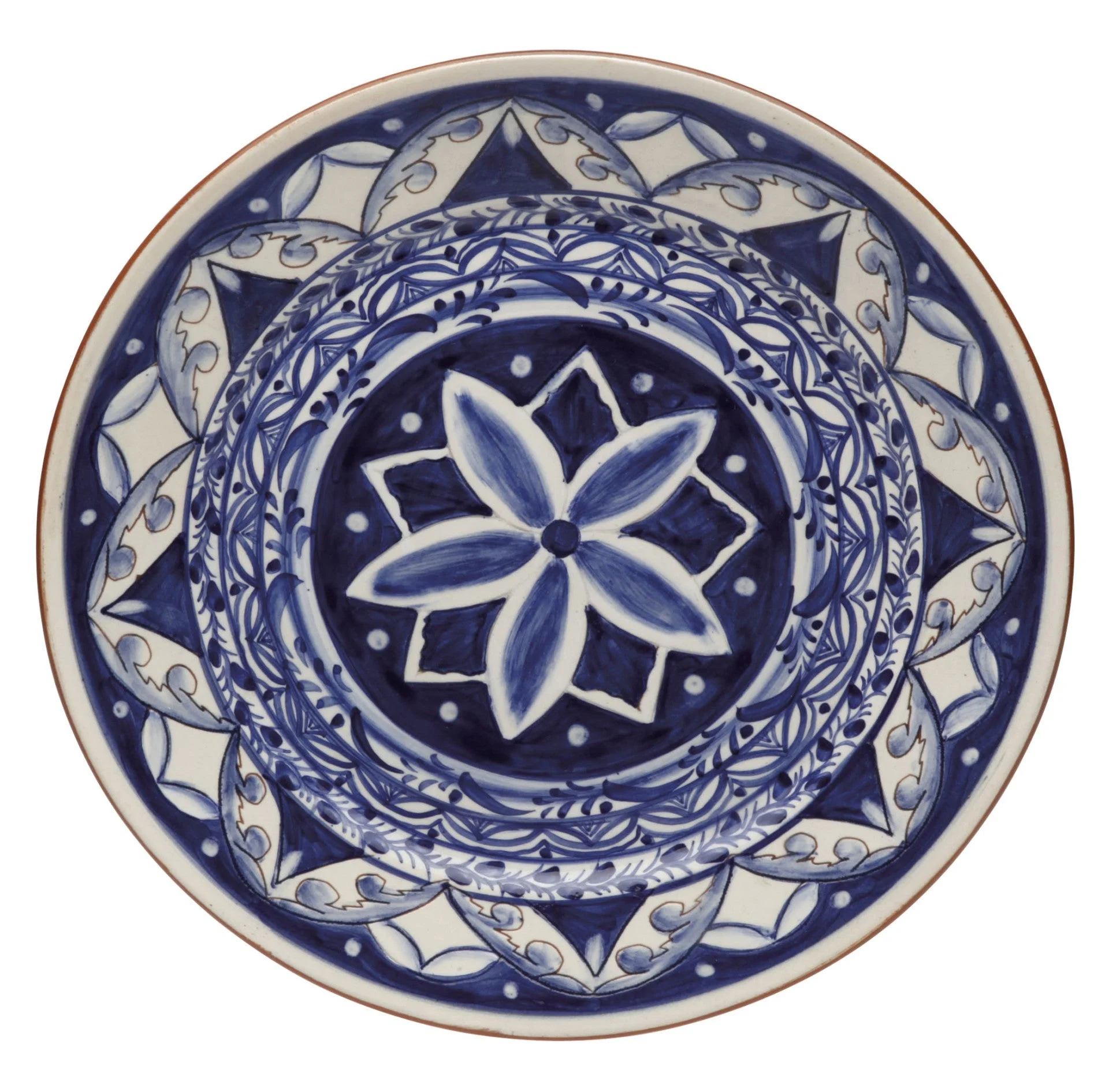 Alentejo Terracota 17" Round Platter