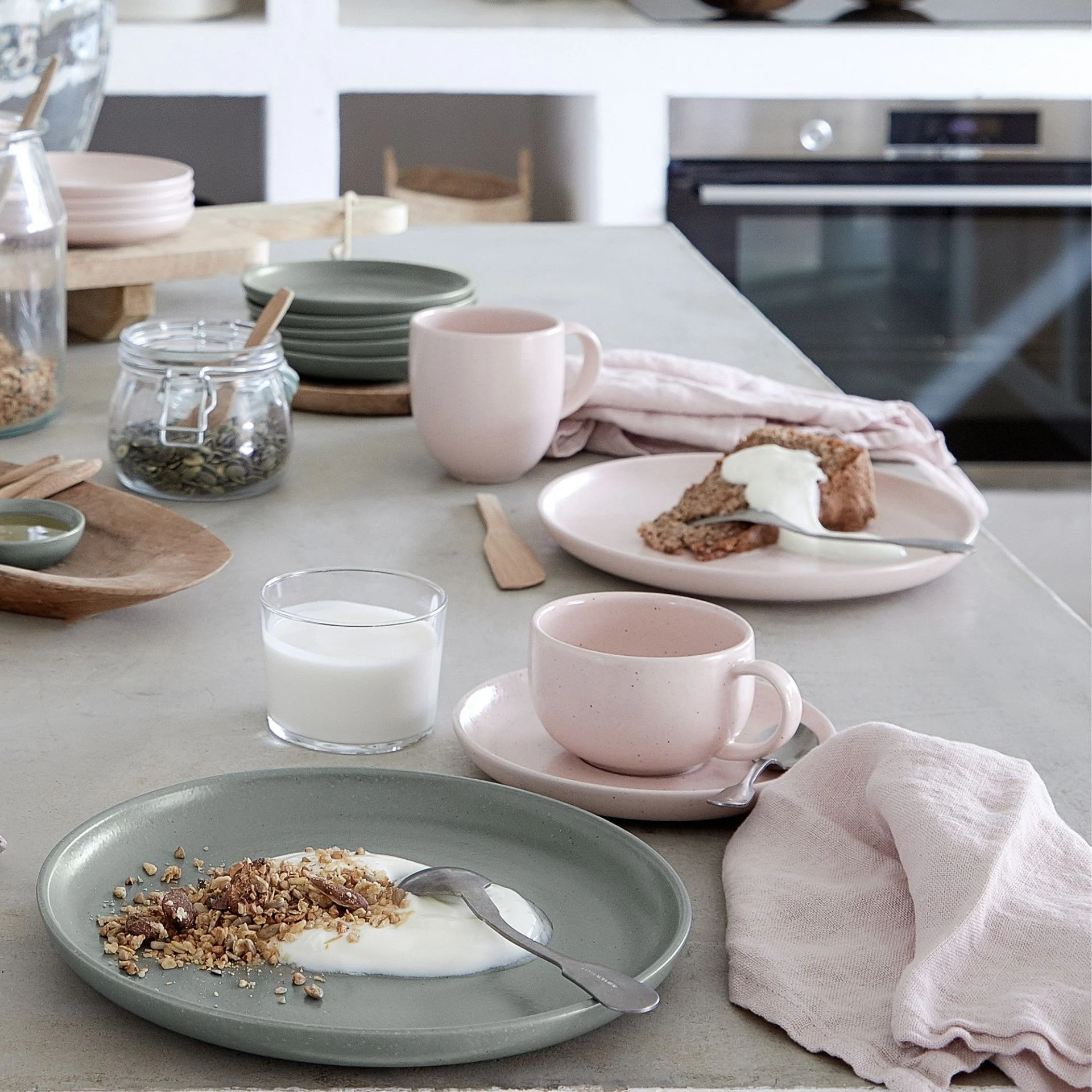 Pacifica 7oz Tea Cup + Saucer