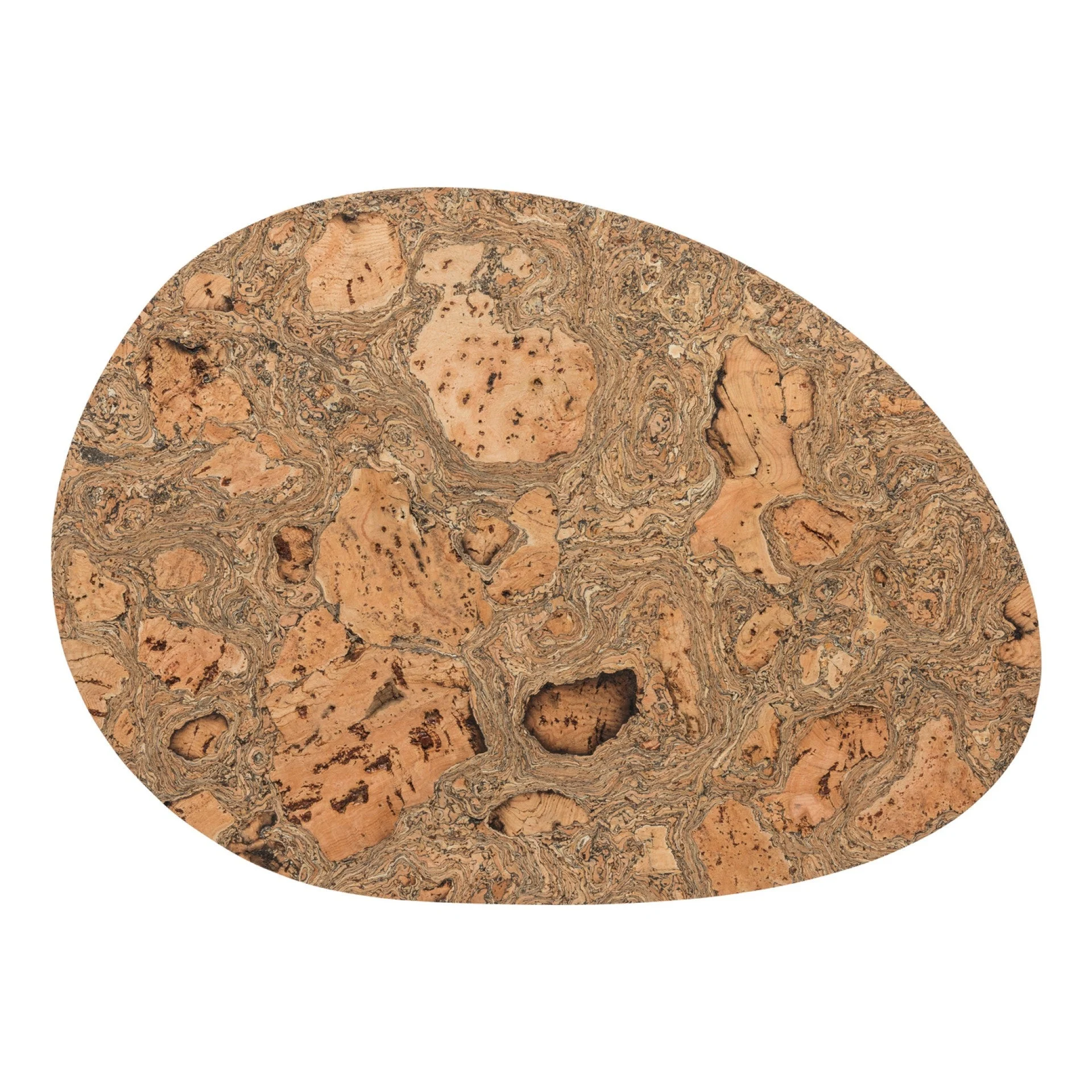 Cork 16" Egg Shaped Placemats (Set of 4)