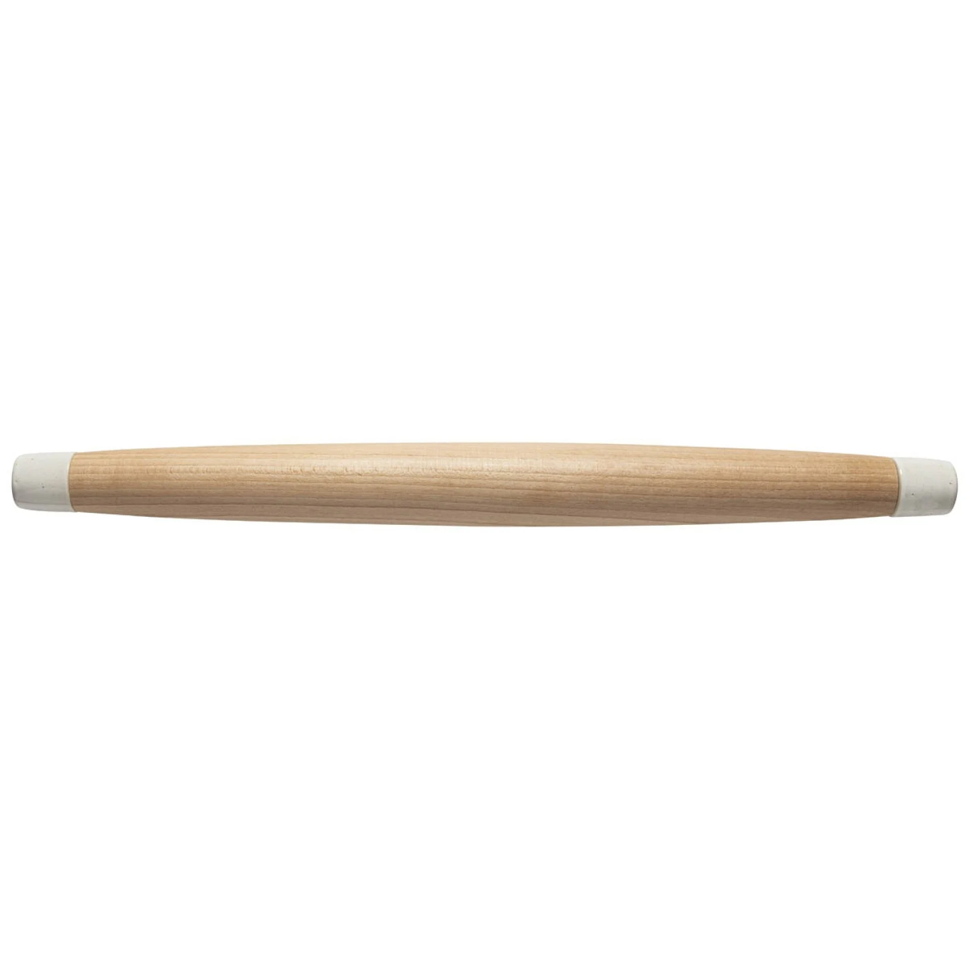 Beechwood Rolling Pin with Ceramic Edges
