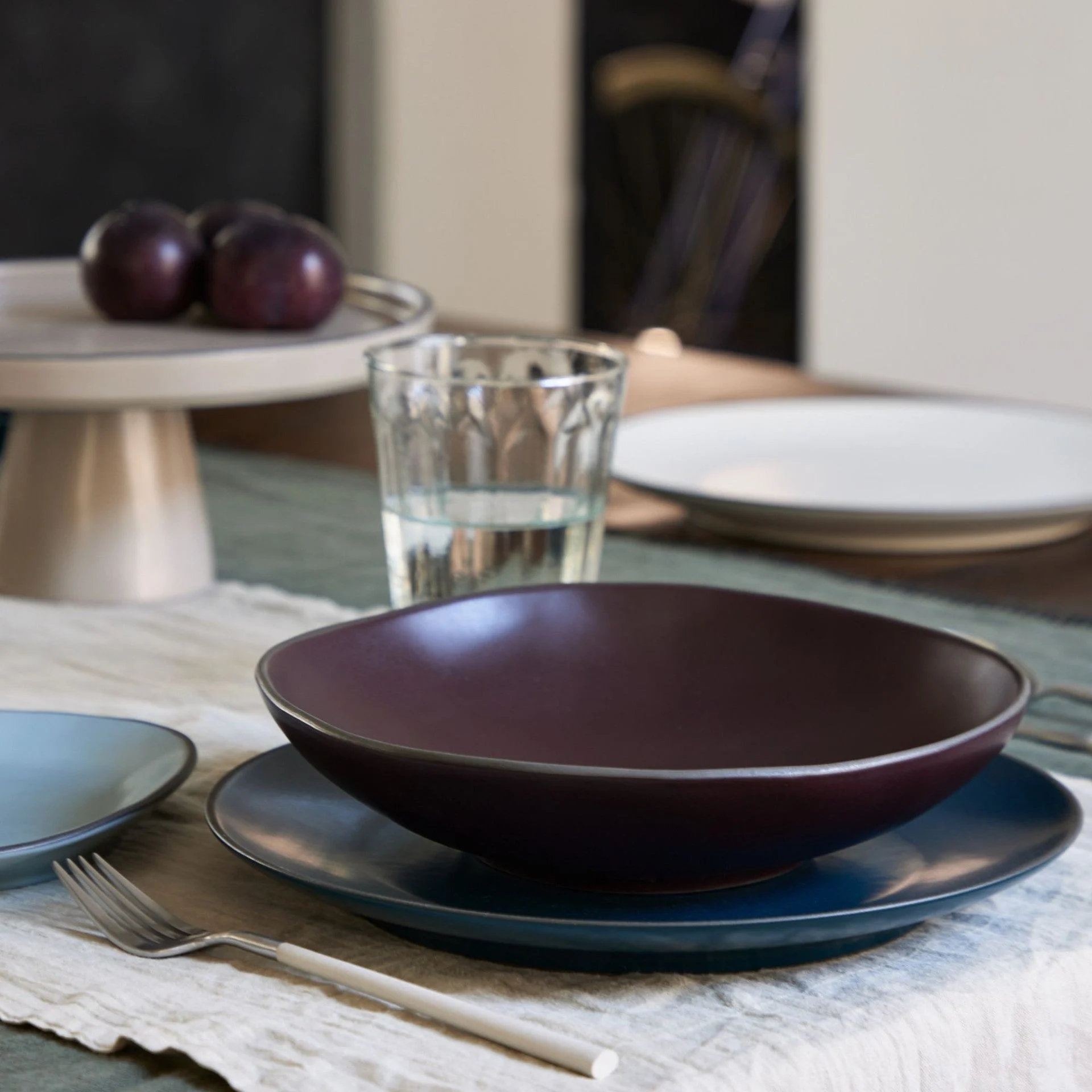 Stacked Organic 11" Dinner Plate