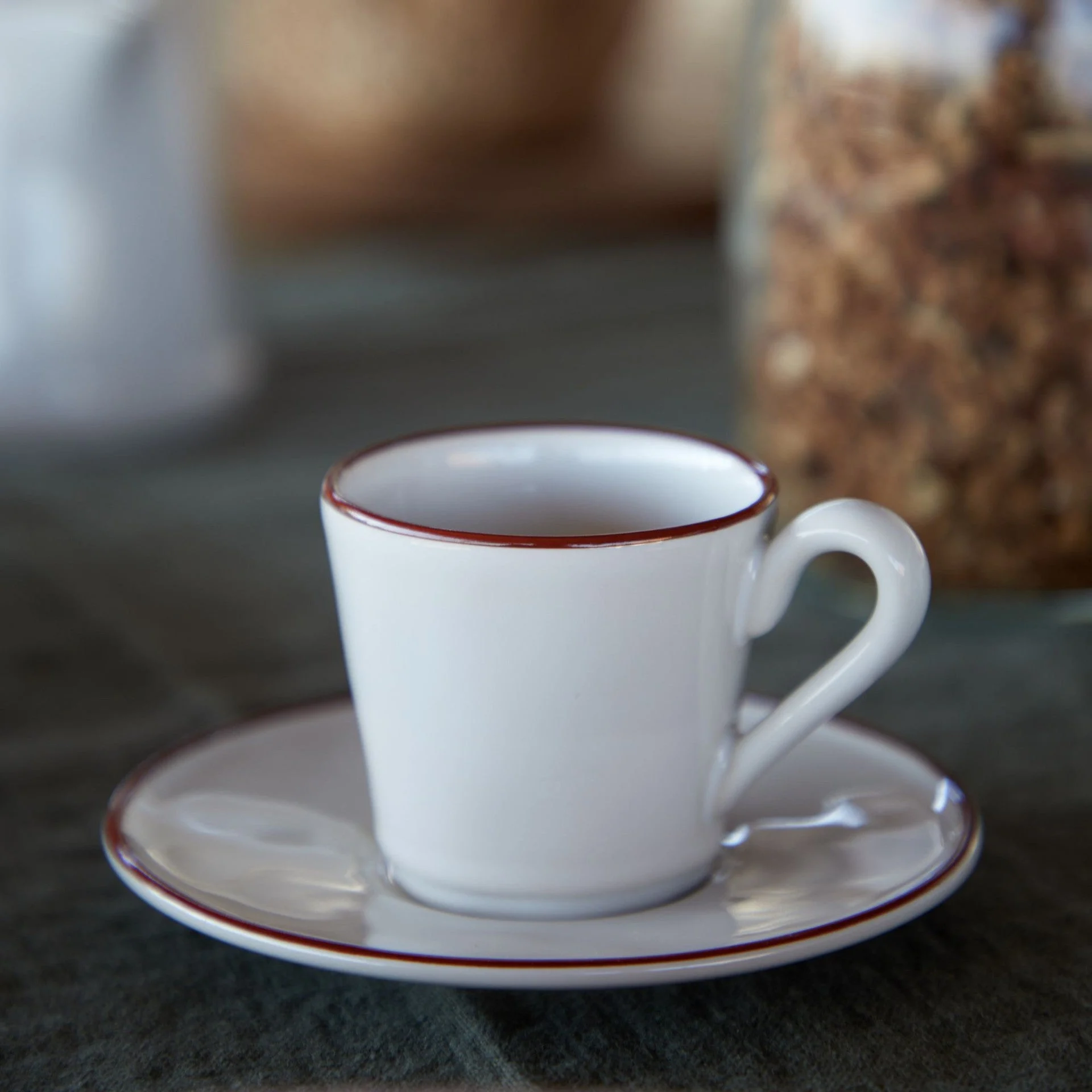 Beja 3oz Coffee Cup + Saucer