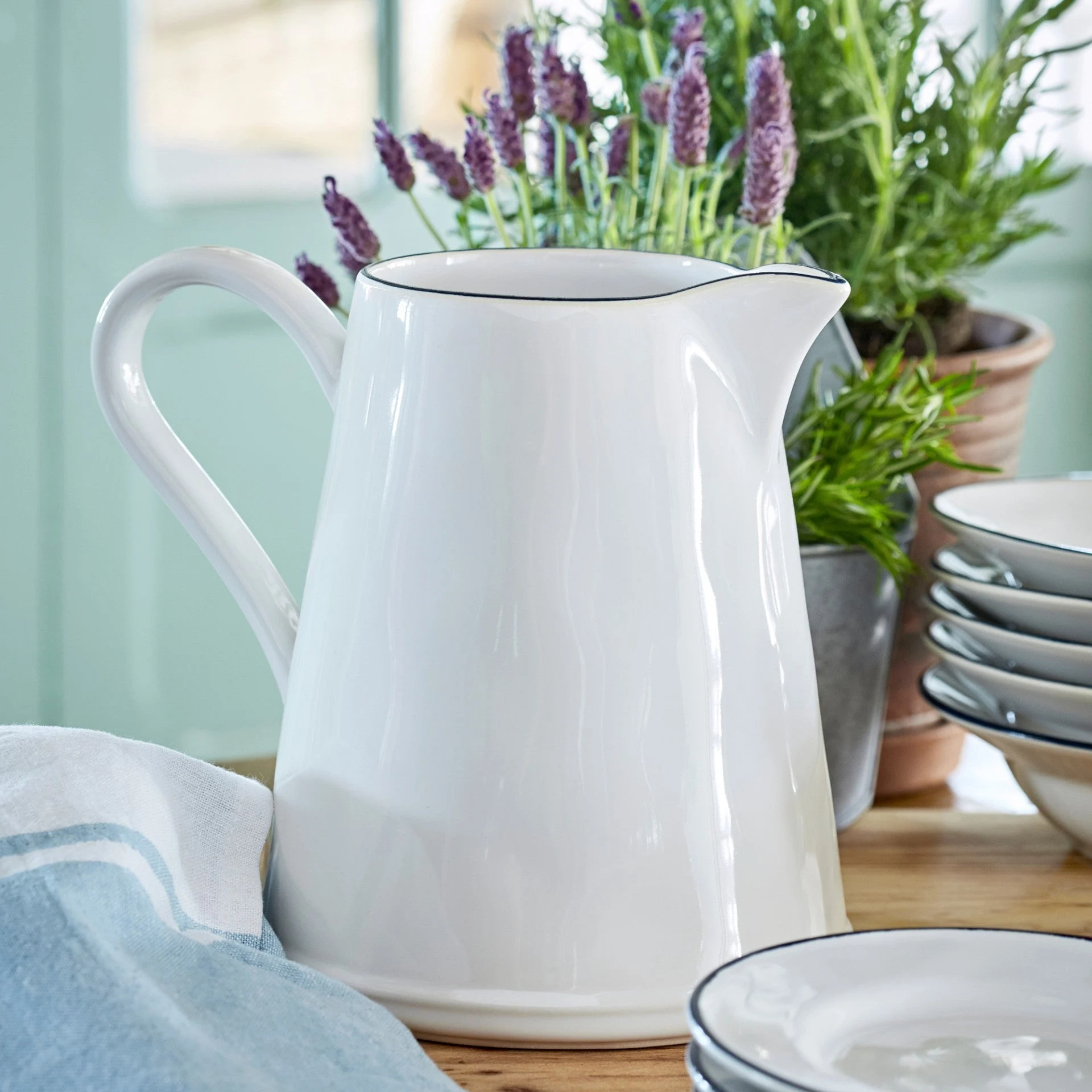 Beja Blue 74oz Pitcher