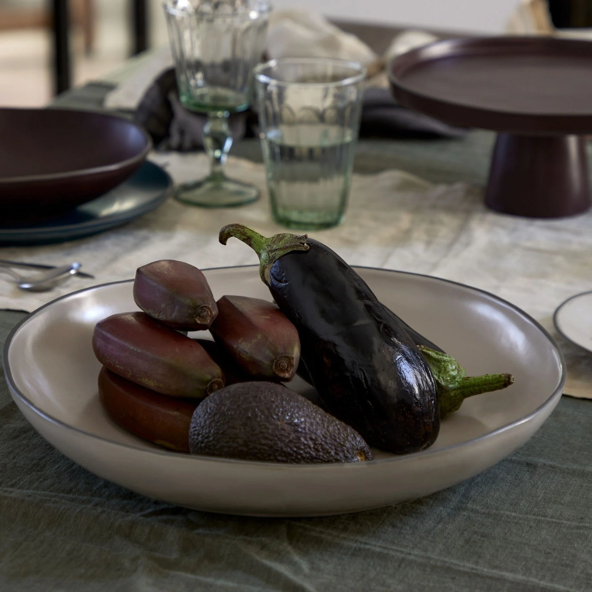 Stacked Organic 14" Serving Bowl