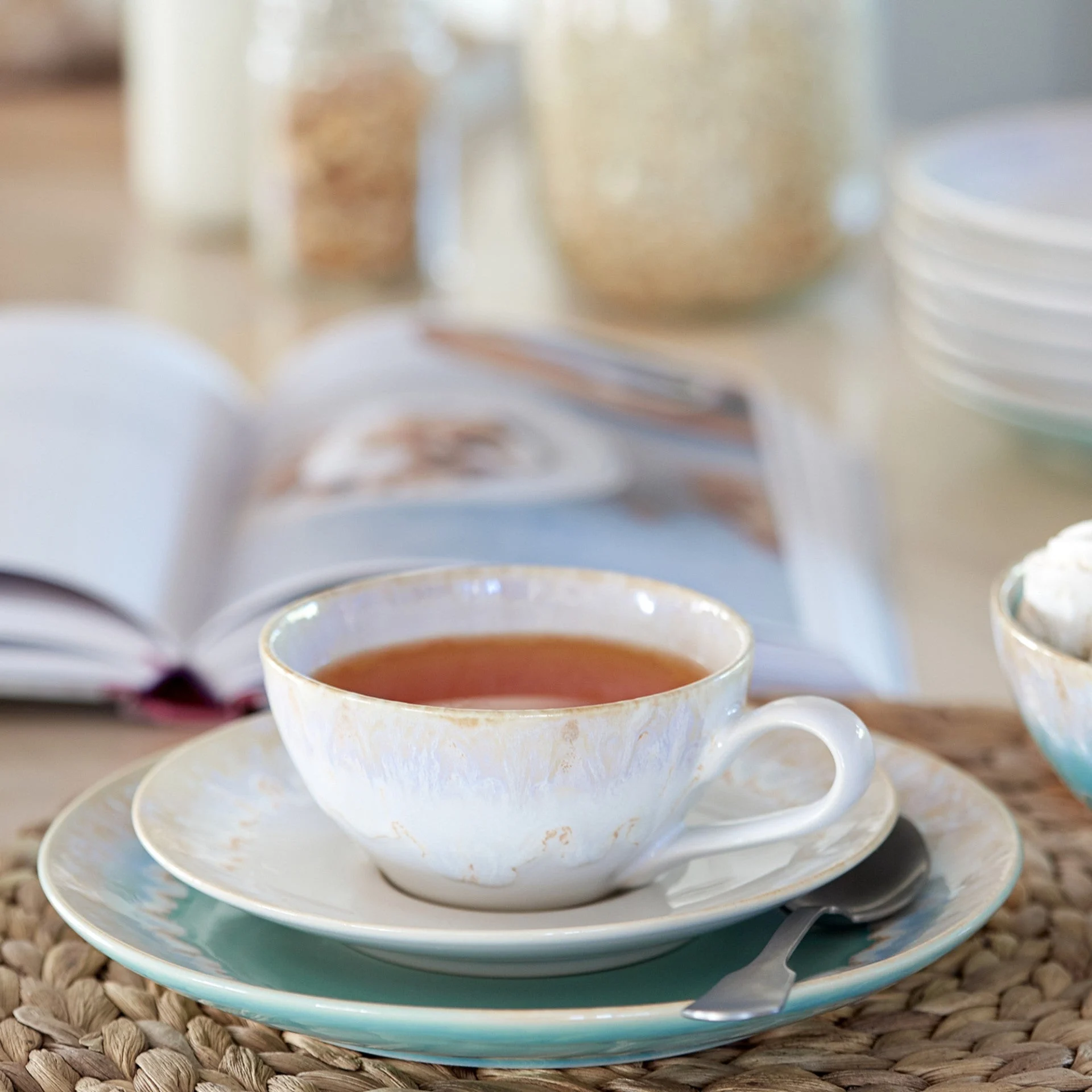 Taormina 7oz Tea Cup + Saucer
