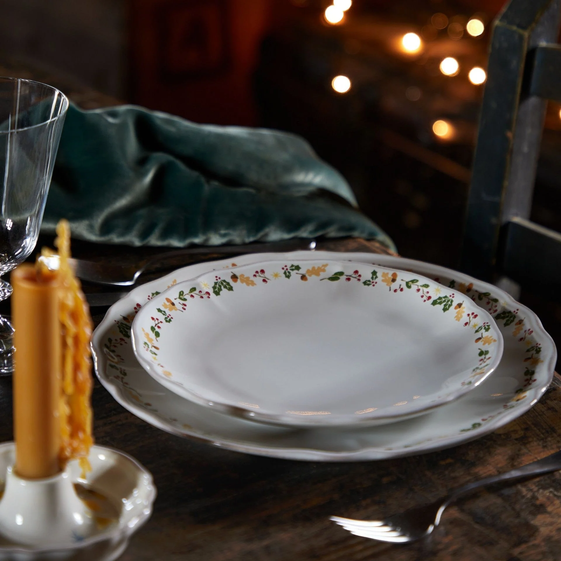 Decorative Holiday 8" Salad Plate