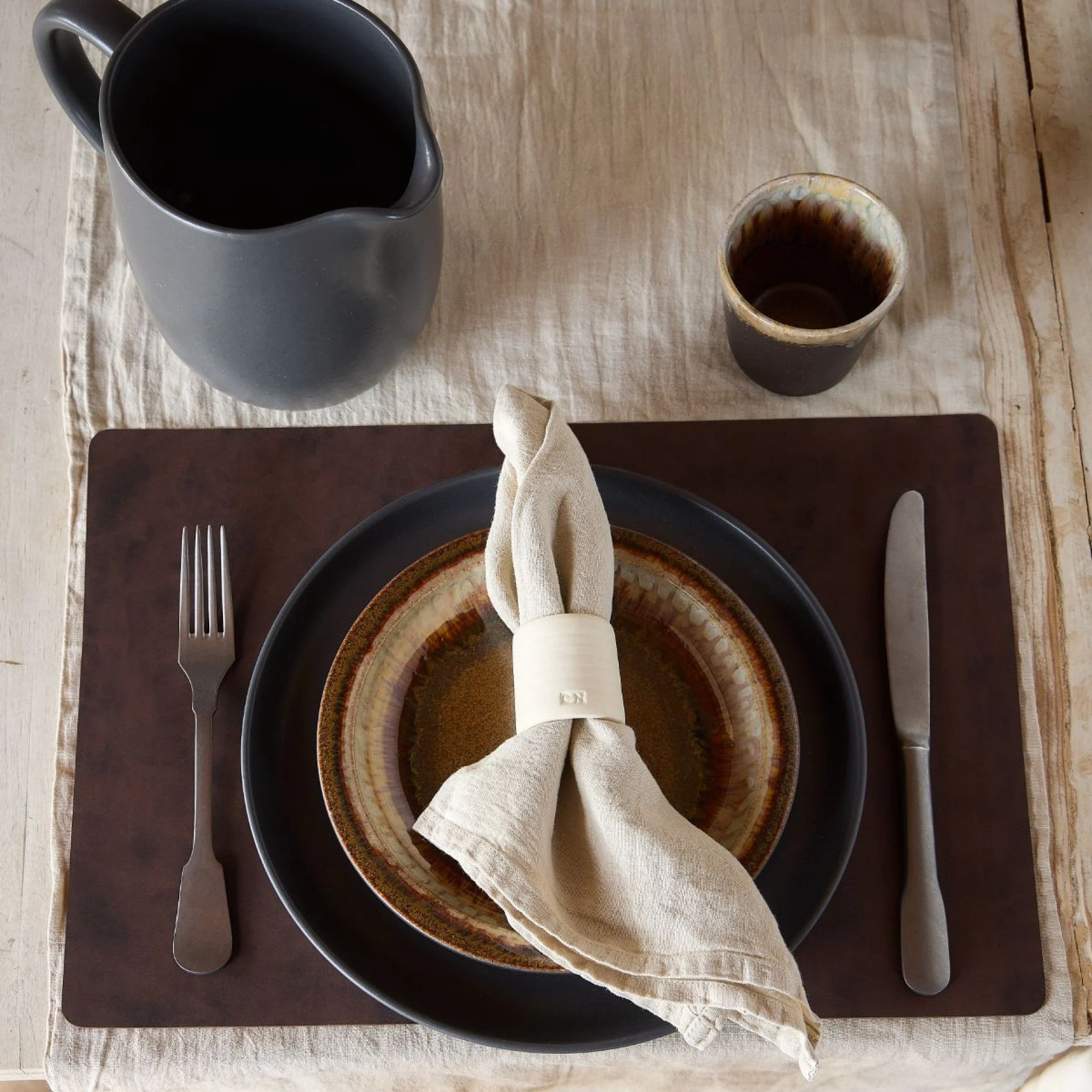 Sela Faux Leather Placemat