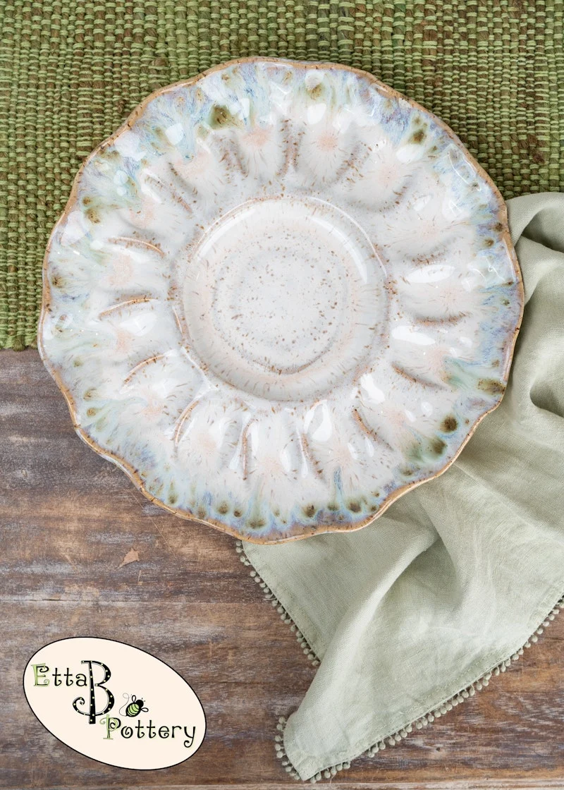 Etta B Handcrafted Egg Platter