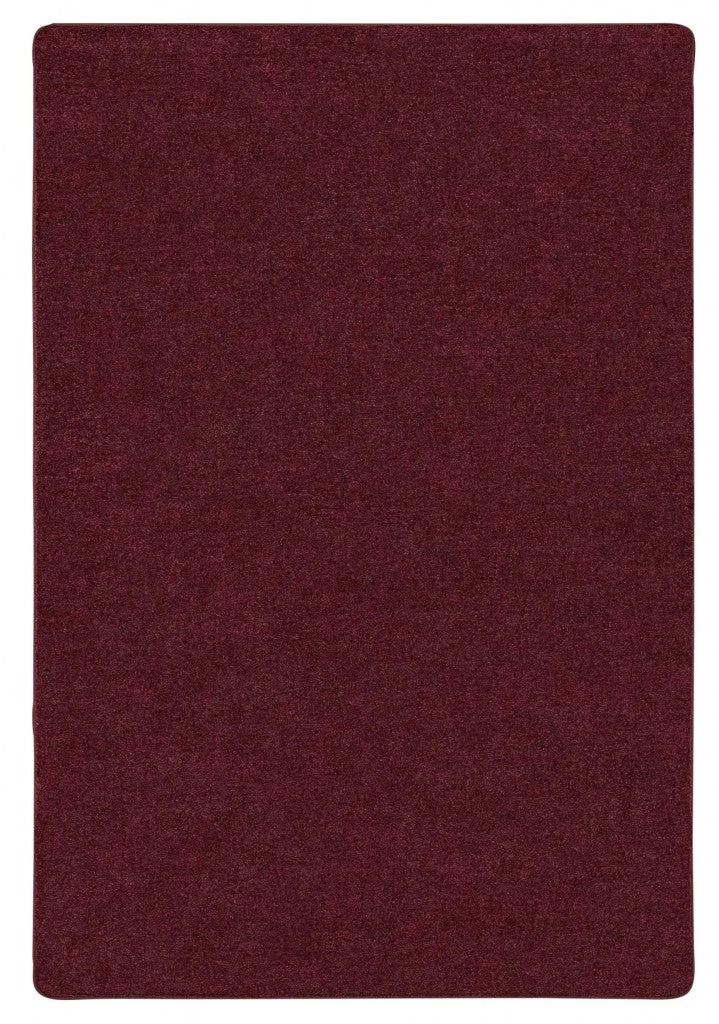Carpets for Kids Mt. St. Helens Cranberry Solid Classroom Rug