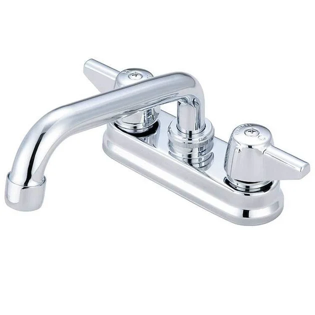 Bar/Laundry Faucet 4 Inch Spread 2 Lever ADA